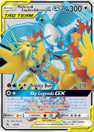 Moltres & Zapdos & Articuno-GX 66/68