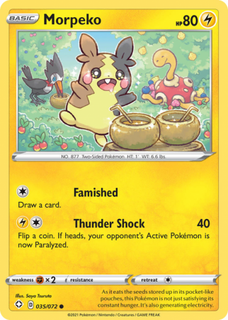 Morpeko 35/72 Sword & Shield Shining Fates