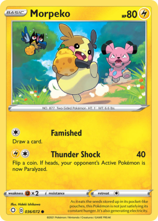 Morpeko 36/72 Sword & Shield Shining Fates