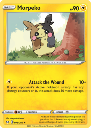 Morpeko 78/202 Sword & Shield Sword & Shield