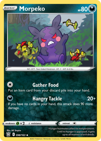 Morpeko 98/163 Sword & Shield Battle Styles