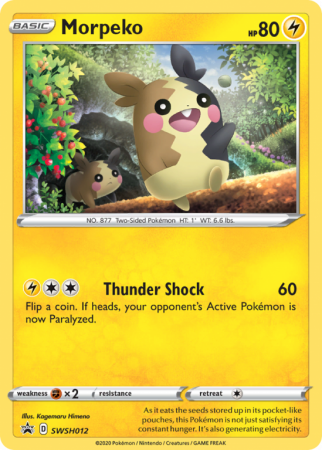 Morpeko SWSH012/103 Sword & Shield SWSH Black Star Promos
