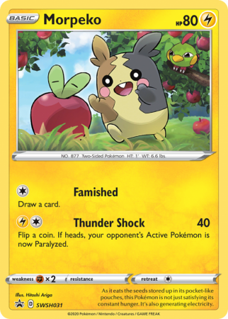 Morpeko SWSH031/103 Sword & Shield SWSH Black Star Promos