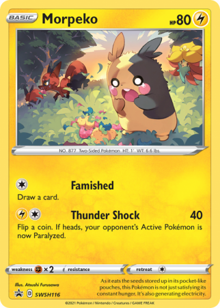 Morpeko SWSH116/103 Sword & Shield SWSH Black Star Promos