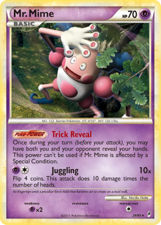 Mr. Mime 29/106 HeartGold & SoulSilver Call of Legends