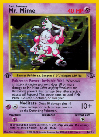 Mr. Mime 6/64 Base Jungle