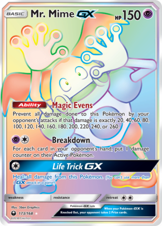 Mr. Mime-GX 173/168 Sun & Moon Celestial Storm