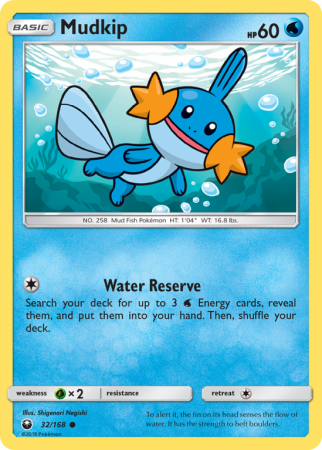 Mudkip 32/168 Sun & Moon Celestial Storm