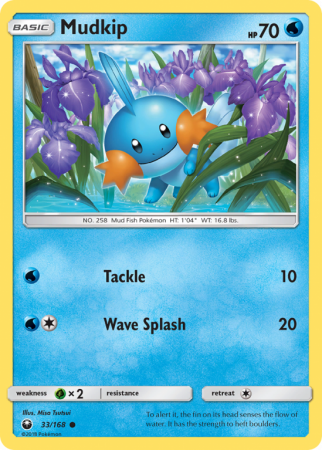 Mudkip 33/168 Sun & Moon Celestial Storm