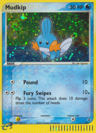 Mudkip 5/40 NP Nintendo Black Star Promos
