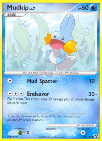 Mudkip 80/106 Diamond & Pearl Great Encounters