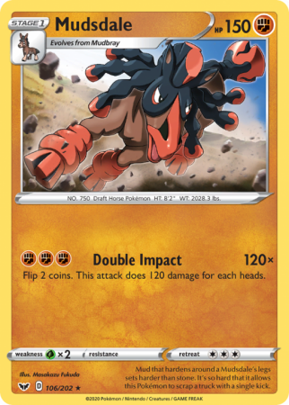 Mudsdale 106/202 Sword & Shield Sword & Shield