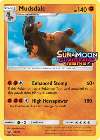 Mudsdale SM20/156 Sun & Moon SM Black Star Promos