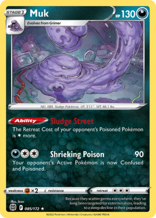 Muk 85/172 Sword & Shield Brilliant Stars