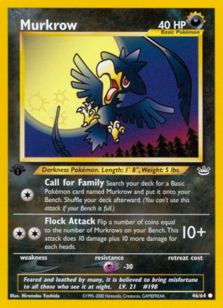 Murkrow 46/66 Neo Neo Revelation