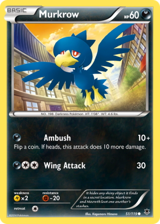 Murkrow 51/119 XY Phantom Forces