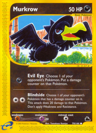 Murkrow 79/182 E-Card Skyridge
