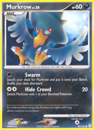 Murkrow 90/123 Diamond & Pearl Mysterious Treasures