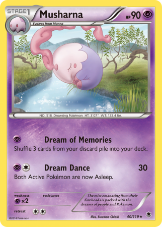 Musharna 40/119 XY Phantom Forces