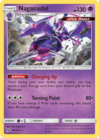 Naganadel 108/214 Sun & Moon Lost Thunder