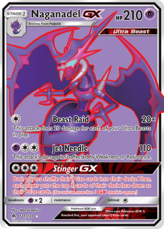 Naganadel-GX 121/131 Sun & Moon Forbidden Light
