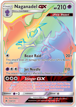 Naganadel-GX 134/131 Sun & Moon Forbidden Light
