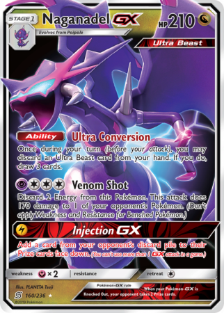 Naganadel-GX 160/236 Sun & Moon Unified Minds