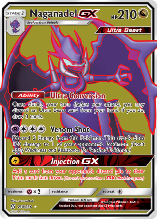 Naganadel-GX 230/236 Sun & Moon Unified Minds