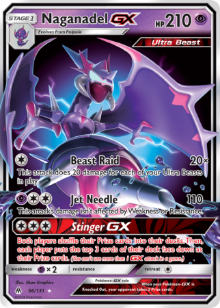 Naganadel-GX 56/131 Sun & Moon Forbidden Light