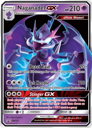 Naganadel-GX SM125/156 Sun & Moon SM Black Star Promos