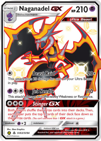 Naganadel-GX SV63/94 Sun & Moon Shiny Vault