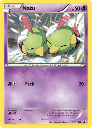 Natu 55/113 Black & White Legendary Treasures