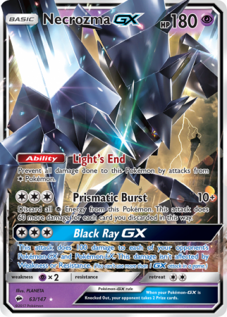 Necrozma-GX 63/147 Sun & Moon Burning Shadows