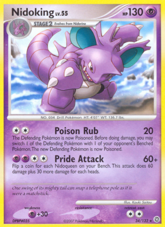 Nidoking 34/132