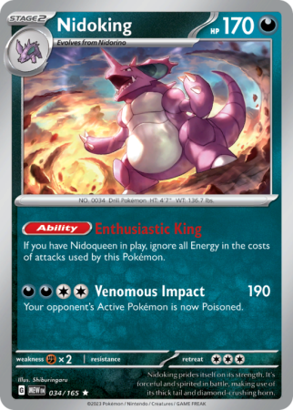 Nidoking 34/165