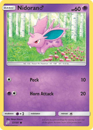 Nidoran ♂ 57/181