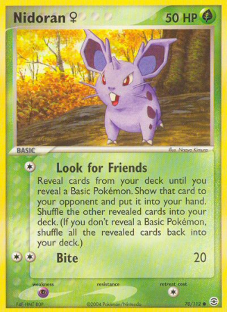 Nidoran ♀ 70/112 EX FireRed & LeafGreen