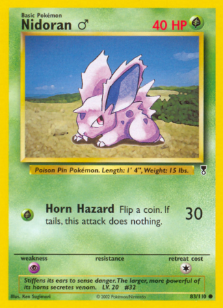 Nidoran ♂ 83/110 Other Legendary Collection
