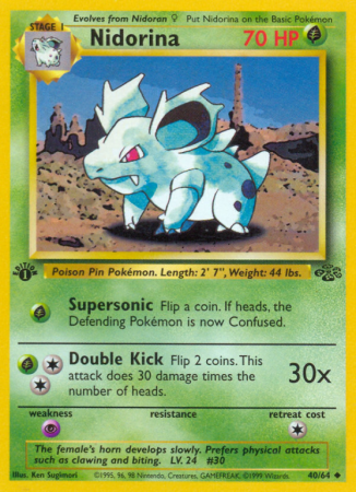 Nidorina 40/64 Base Jungle