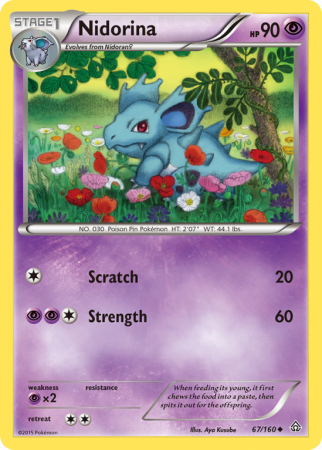Nidorina 67/160 XY Primal Clash