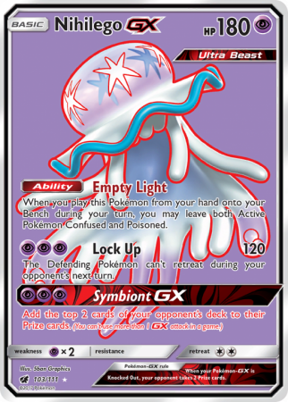 Nihilego-GX 103/111 Sun & Moon Crimson Invasion