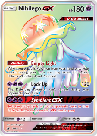 Nihilego-GX 114/111 Sun & Moon Crimson Invasion