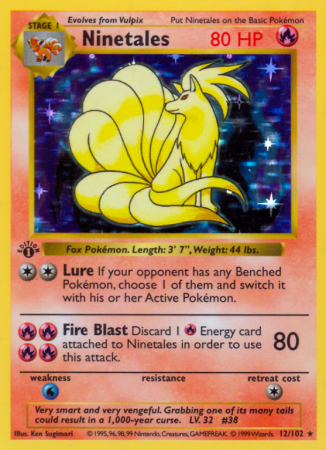 Ninetales 12/102 Base Base Set