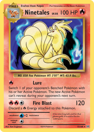 Ninetales 15/108 XY Evolutions