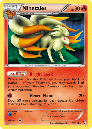 Ninetales 19/124 Black & White Dragons Exalted