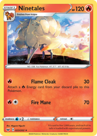 Ninetales 23/202 Sword & Shield Sword & Shield