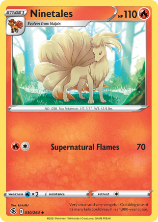 Ninetales 30/264 Sword & Shield Fusion Strike