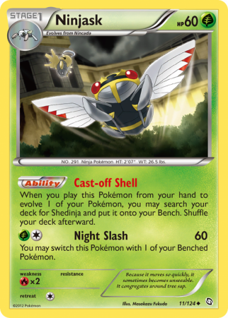 Ninjask 11/124 Black & White Dragons Exalted