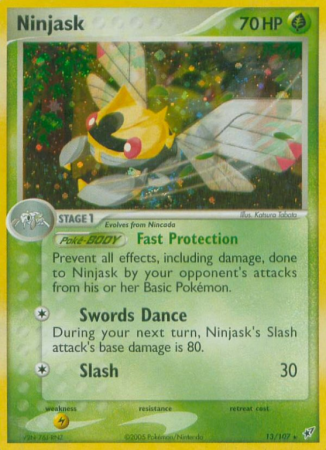 Ninjask 13/107 EX Deoxys