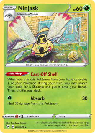 Ninjask 14/185 Sword & Shield Vivid Voltage